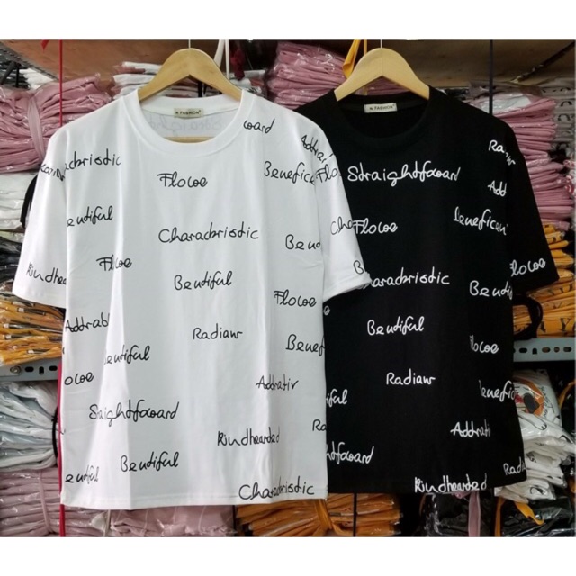Áo thun tay lỡ form rộng nam Unisex