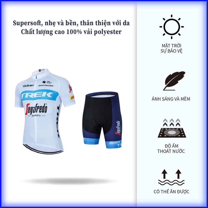 TREK Bộ Quần Áo Đi Xe Đạp Thể Thao Cho Namquần đạp xe