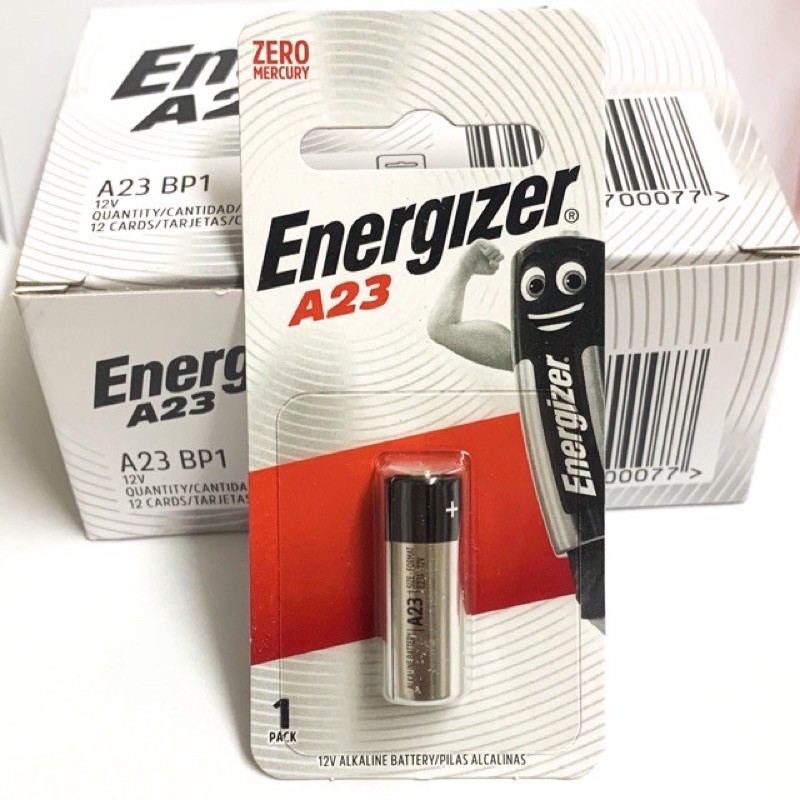 Pin A23 / A27 Energizer 12V Dùng Cho Cửa Cuốn, Chuông Cửa Hàng Chính Hãng Vỉ 1 Viên