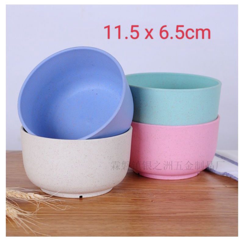 SET 4 CÁI TÔ/ SET 4 CÁI CHÉN NHỰA LÚA MẠCH AN TOÀN CHO NGƯỜI SỬ DỤNG
