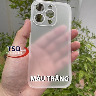 Combo 2 Ốp Lưng Trong Nhám Unibody iPhone 14 Pro Siêu Mỏng