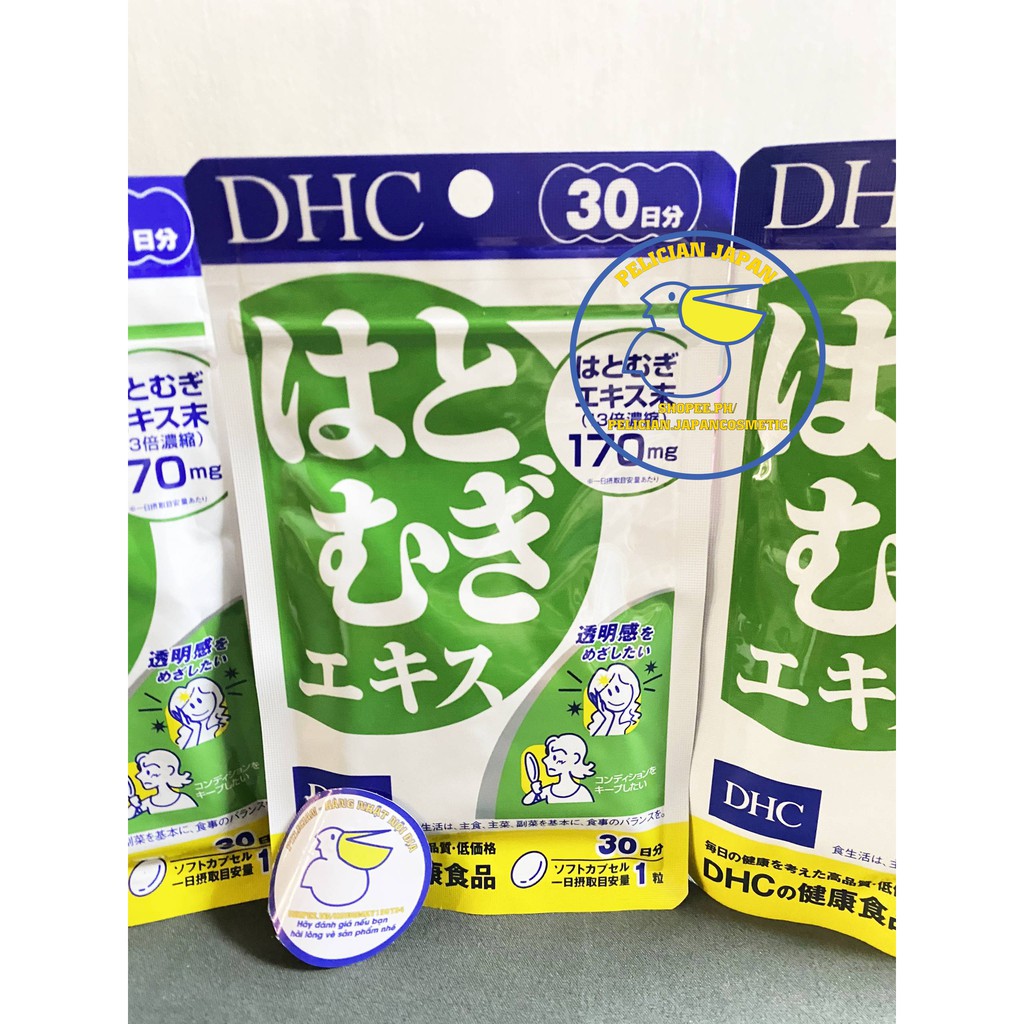 VIÊN UỐNG TRẮNG DA DHC  Adlay Extract