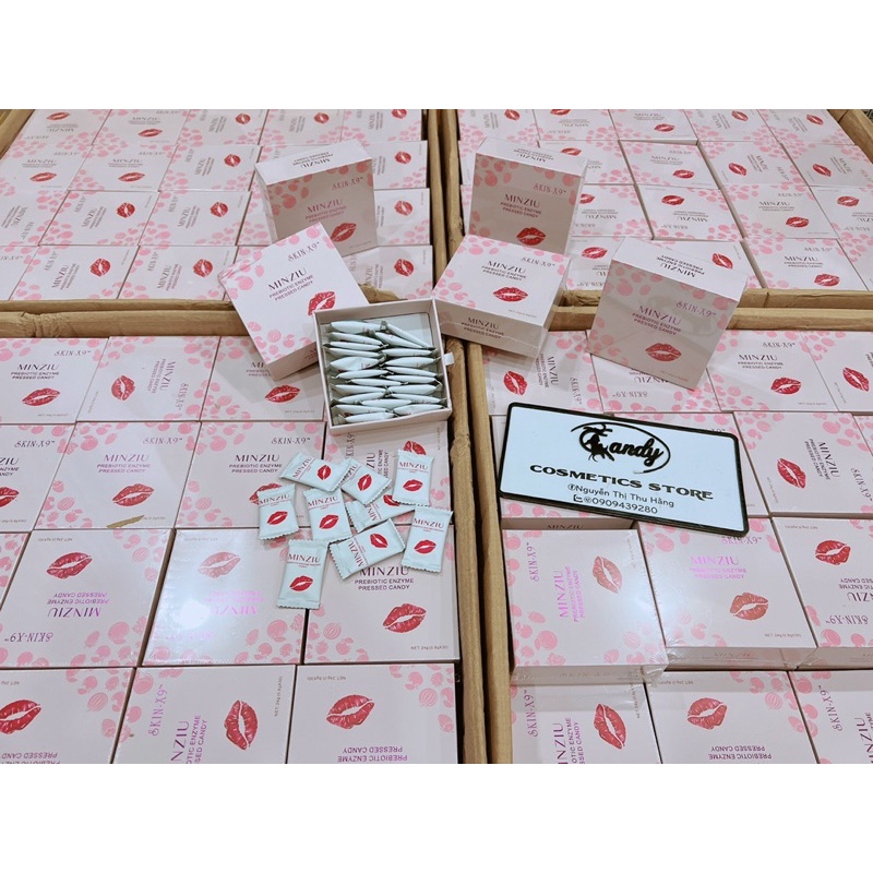 Kẹo Thải Mỡ Giảm Cân Skin X9 MINZIU - Thạch Thải Mỡ Trang Nemo