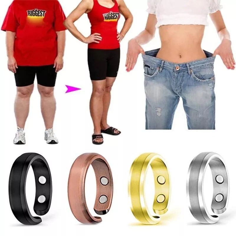 Nhẫn Nam Châm Thiết Kế Đơn Giản Giúp Giảm Cân Thời Trang Cho Nam Và Nữ