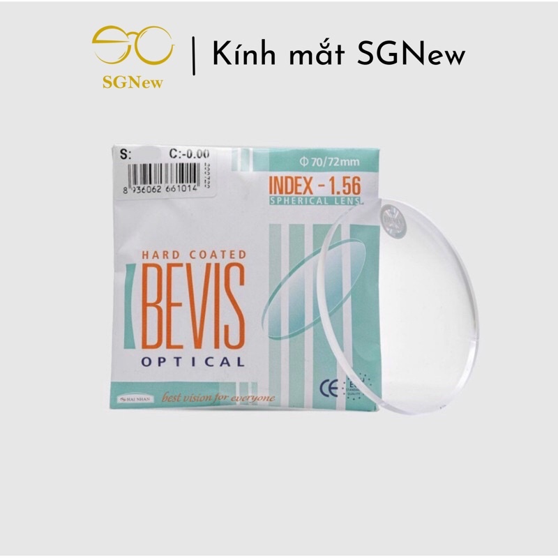 Tròng kính cận hạn chế trầy xước Bevis HC 1.56