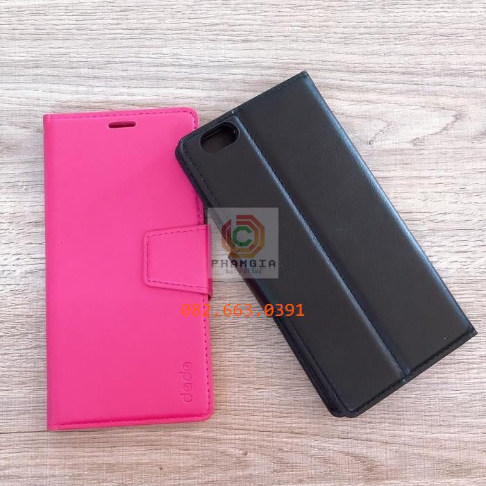 Bao da Oppo F3(a77) /F3 LITE(a57 )/F3 PLUS/ F1S(a59) có nắp gập chống đỡ xem phim, ngăn đựng tiền