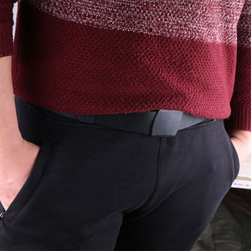 Thắt lưng bằng vải canvas với thiết kế khóa tự động hợp thời trang