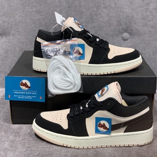 Giày thể thao Sneaker Thấp Đen Hường cao cấp - H2L Store.