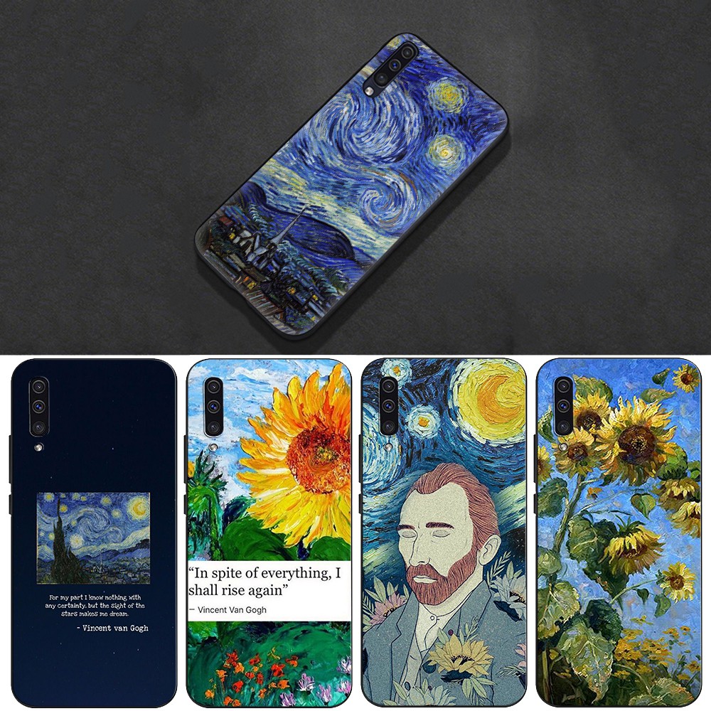 Ốp Lưng Mềm Họa Tiết Tranh Sơn Dầu Độc Đáo Cho Samsung Galaxy A50 A50S A40 A40S A30 A30S A20E A20 A20S A10 A10S