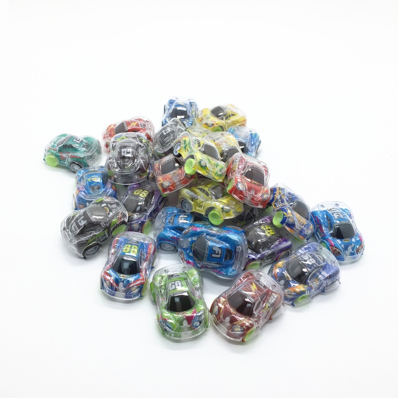 Xe hơi đồ chơi SEA SUN TOYS mini trong suốt hai lớp graffiti