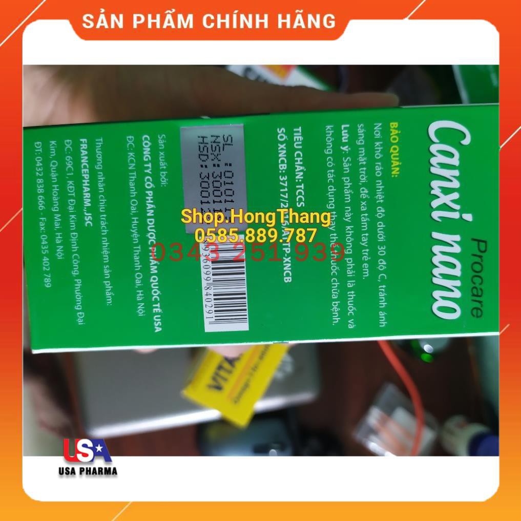 [Viên uống] PROTACARE DHA BỔ SUNG CANXI VÀ vitamin cho mẹ bầu trước và sau sinh | USA Pharma