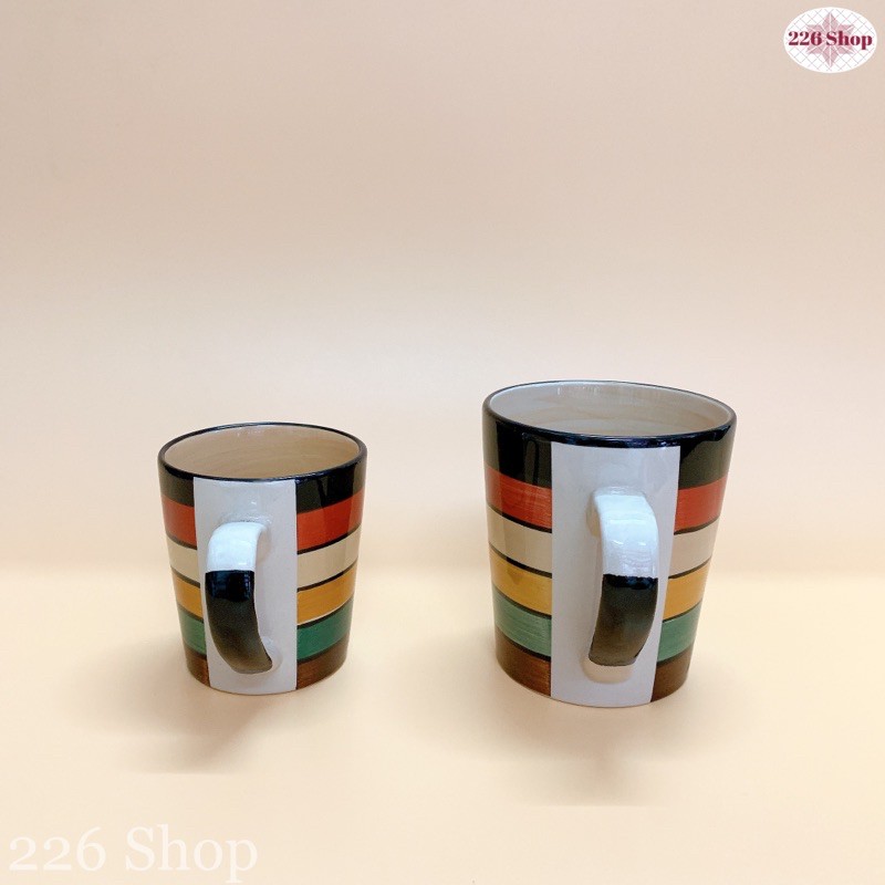 Ly sứ màu sắc cầu vồng[hàng siêu thị có tem]. Hai size:300ml và 550ml | BigBuy360 - bigbuy360.vn