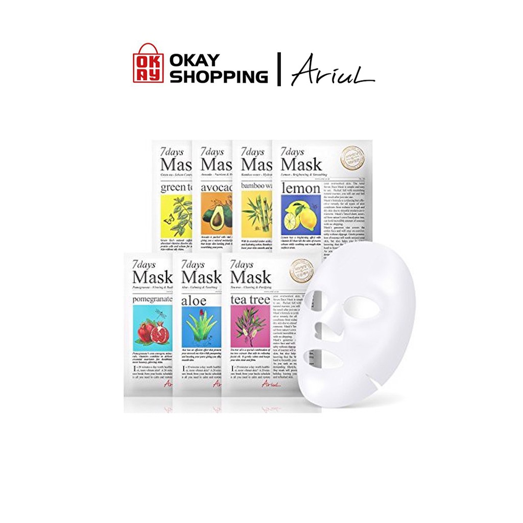 Mặt nạ cấp ẩm, sáng da Ariul 7 Days Mask 20g | WebRaoVat - webraovat.net.vn