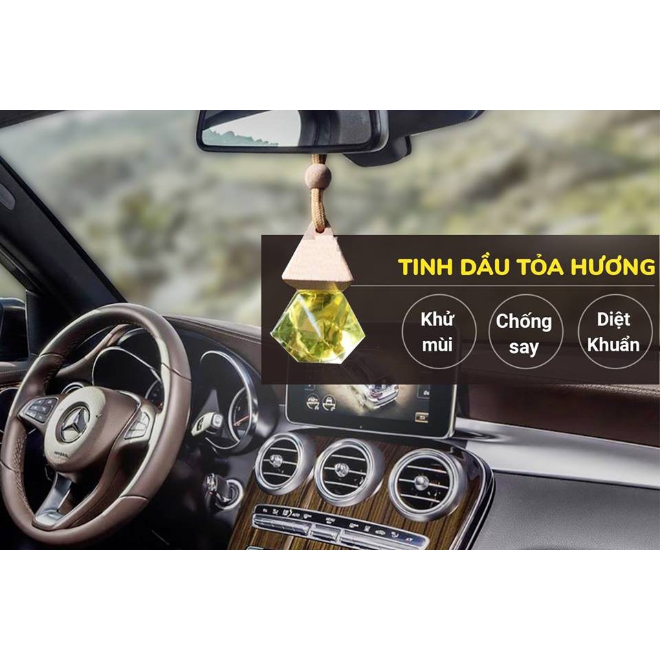 Tinh dầu Sả Java nguyên chất Nu Care treo xe ô tô, treo tủ quần áo đuổi muỗi, khử mùi