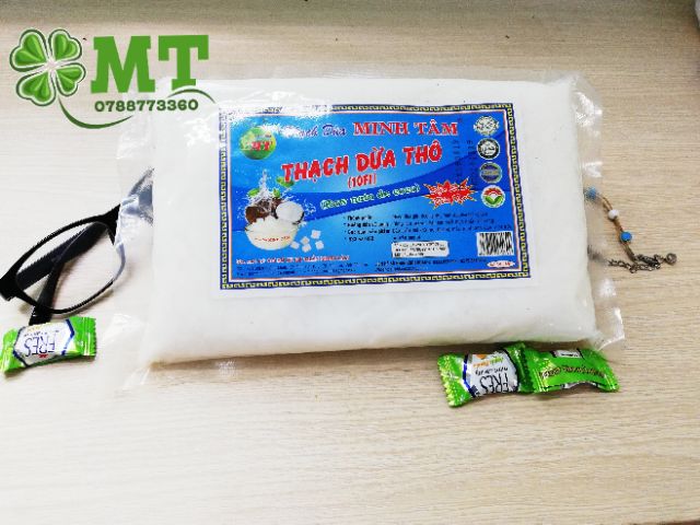 Thạch dừa thô Minh Tâm 1kg kèm hương