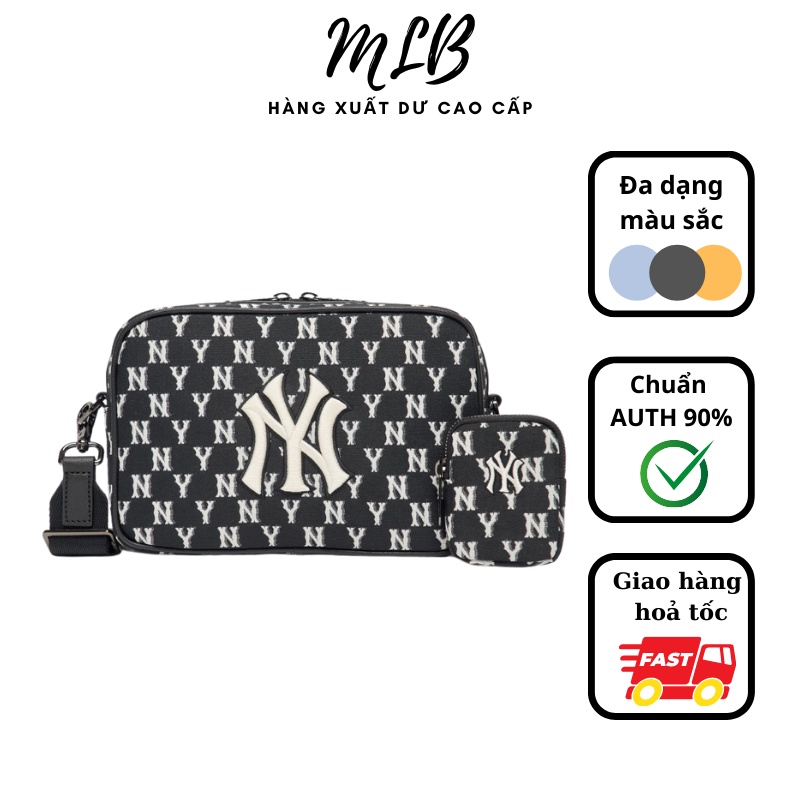 Túi đeo chéo MLB hoạ tiết monogram dành cho cả nam và nữ phong cách Hàn Quốc - Hùng Nón Hiệu