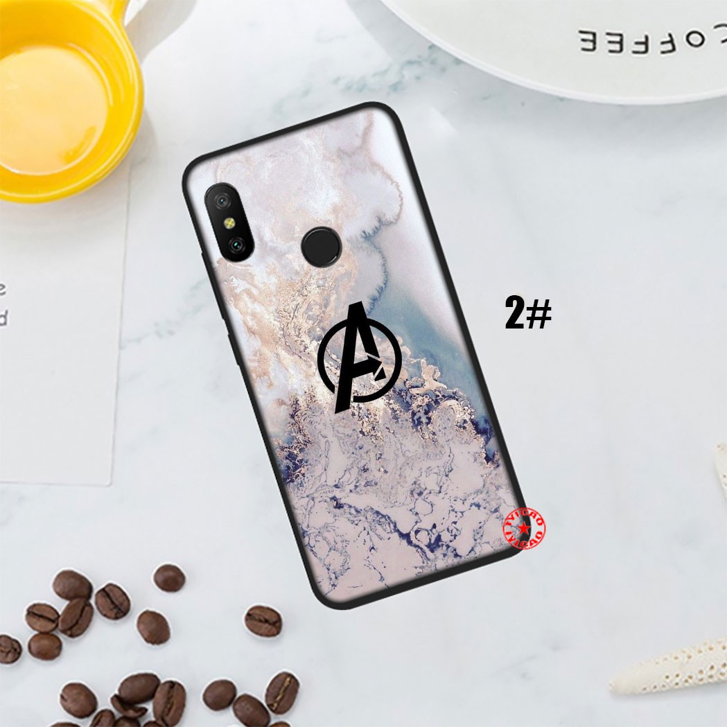 Ốp Lưng Silicone Họa Tiết Logo Iron Man Thời Trang Cho Xiaomi Redmi Note 5 6 7 Pro 4x 99qf