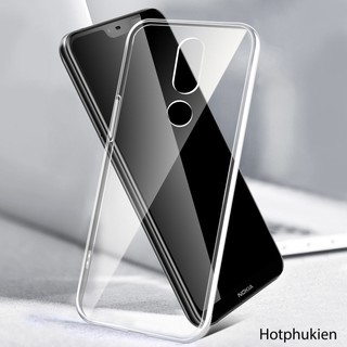 Ốp lưng dẻo silicon Nokia X6 hiệu Ultra Thin (mỏng 0.6mm, Trong suốt, chống trầy) - Hàng chính hãng