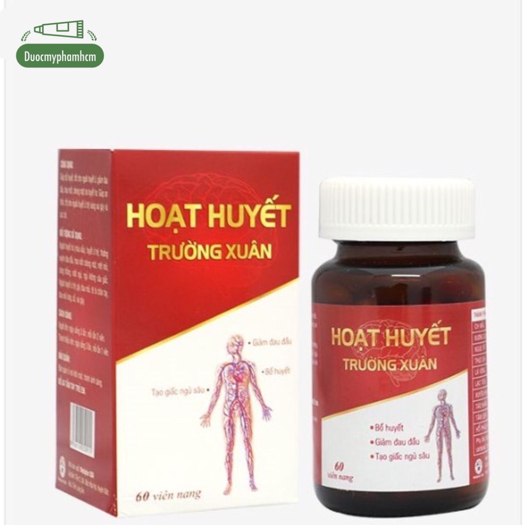 HOẠT HUYẾT THƯỜNG XUÂN-Giúp bổ huyết, tốt cho người huyết ứ, giảm đau đầu, hoa mắt, chóng mặt do huyết hư