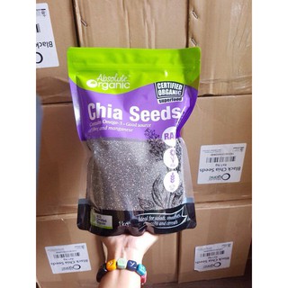Hạt Chia Úc Seeds High In Omega 3 Absolute Organic 1kg xach tay Úc