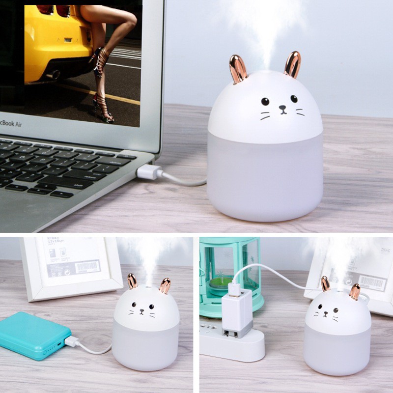 Máy lọc không khí Fnelse dung tích 250ml sử dụng nguồn USB kiểu động vật tùy chọn