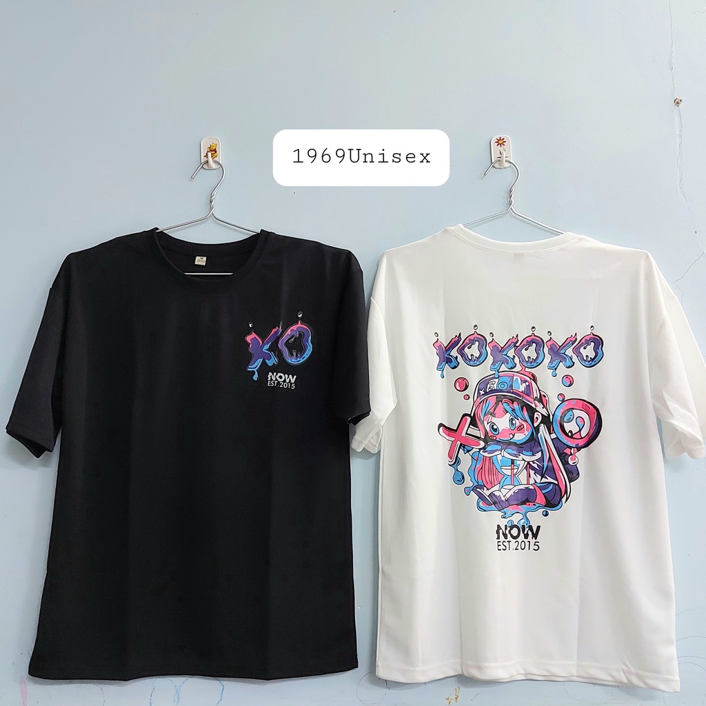 Áo Phông Rộng Nam Nữ 1969Unisex Áo Thun Nam Nữ Form Rộng In Hình XOXO