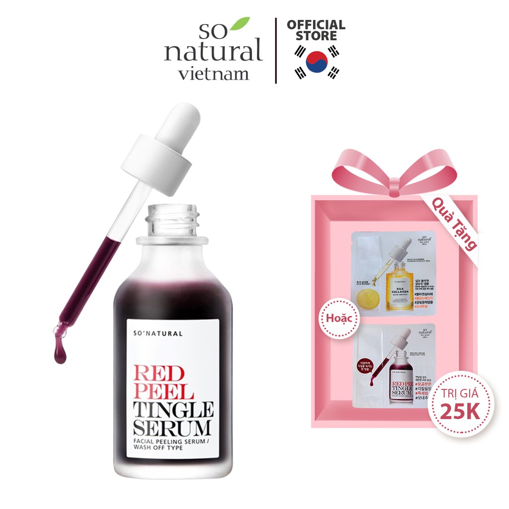 Red Peel Tingle Serum 35ml Tinh Chất Tái Tạo Da Chính Hãng So Natural Việt Nam | BigBuy360 - bigbuy360.vn