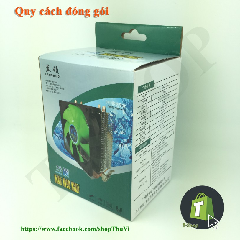 [TẢN NHIỆT KHÍ] có đèn LED Lanshuo