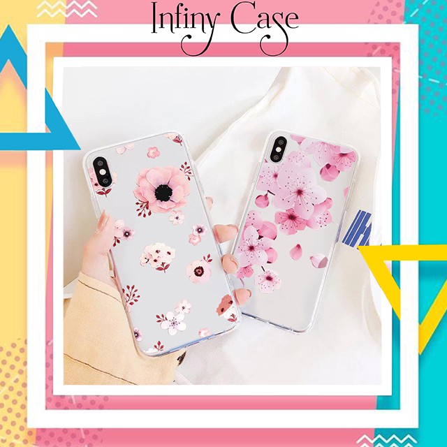 Ốp lưng iphone hình hoa đẹp 6 6S 6Plus 6S Plus 7 8 7Plus 8Plus X XSMax 11 11 Pro 11 ProMax - Infinity Case M501