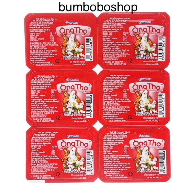 Sữa vỉ ông thọ 6 hộp x 40g