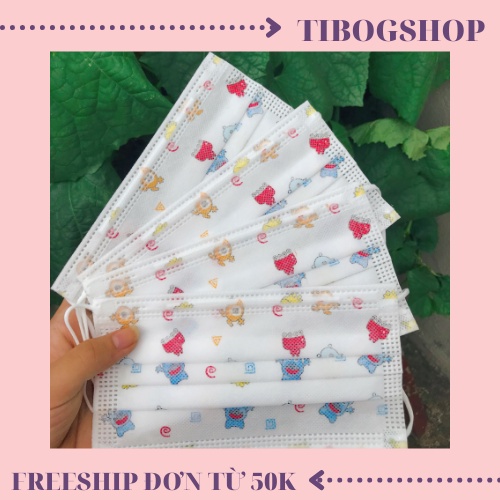 Khẩu trang Garcotex xinh 4 lớp chất lượng cao cấp ❤️