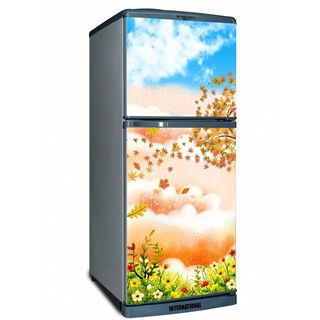 Decal dán trang trí tủ lạnh mẫu phong cảnh 2
