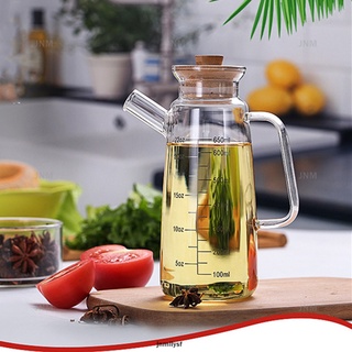 Bình thủy tinh trong suốt đựng dầu ăn chống rỉ chịu nhiệt tốt tiện lợi cho nhà bếp