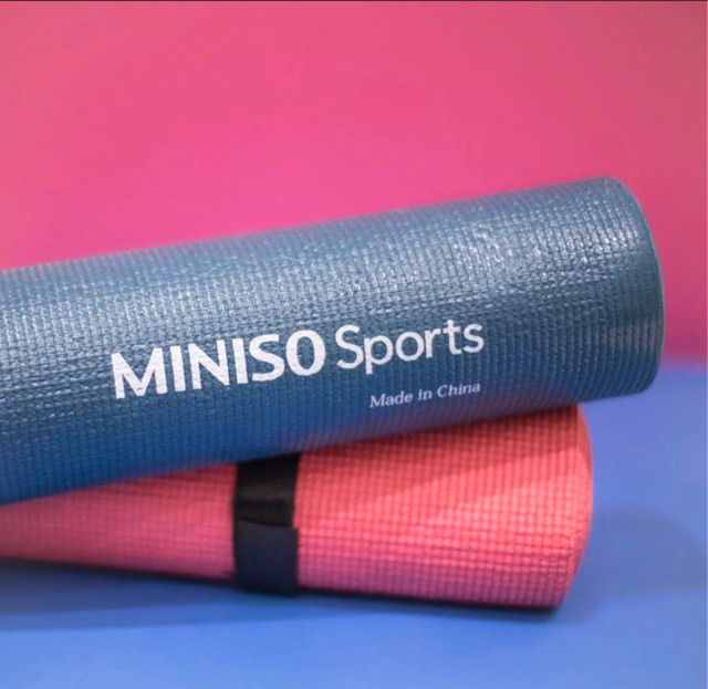 Miniso Thảm Tập Yoga Miniso 3mm / 6mm Kích Thước 173x61cm. 3wrn