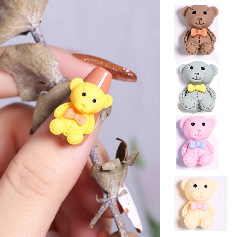 [Hàng mới về] Set 10 Phụ Kiện Trang Trí Móng Tay Nghệ Thuật Kiểu Dáng Dễ Thương 13X18Mm