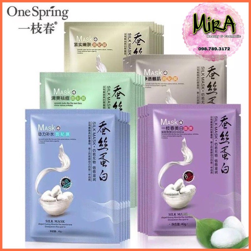 MẶT NẠ TƠ TẰM SILK MASK NỘI ĐỊA TRUNG