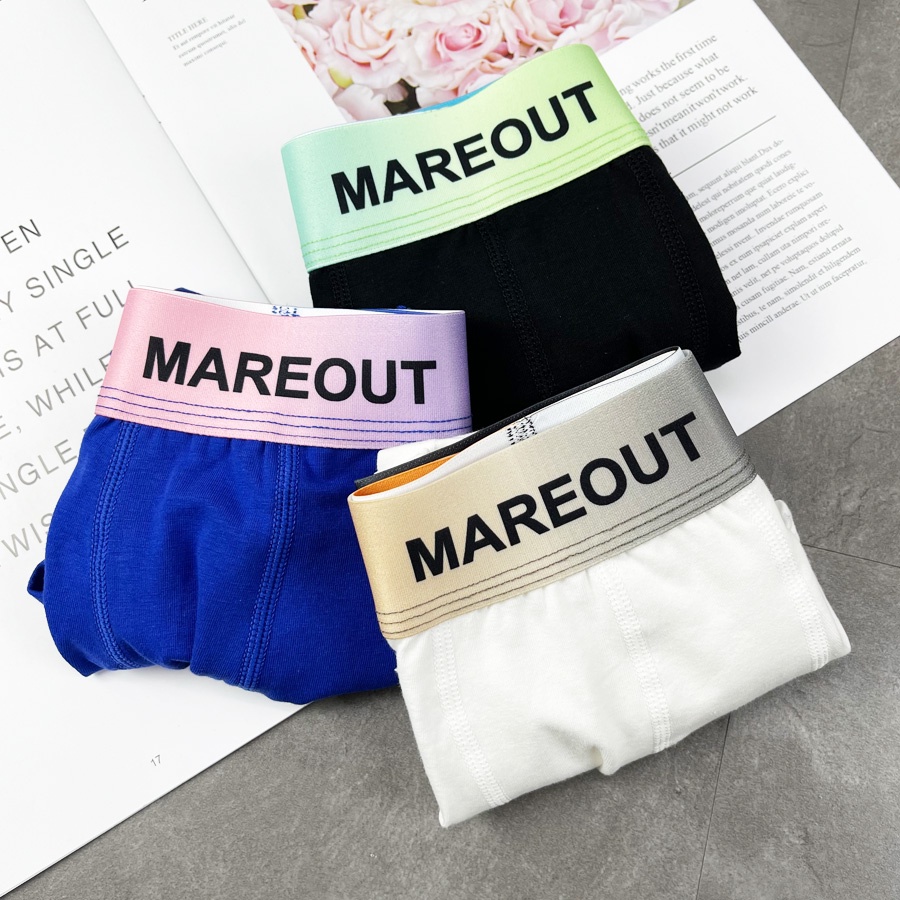 QUẦN LÓT NAM - Dạng BOXER Lưng Quần Chạy Màu Độc Đáo - Thun Cotton Mịn