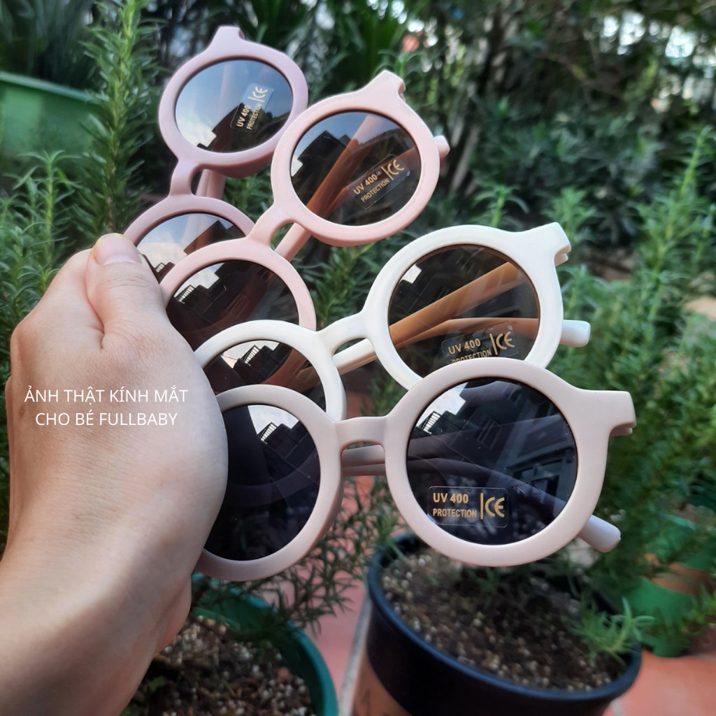 ✨✨Kính Râm Trẻ Em Tròn Mờ Thích Hợp Cho Bé 1-8 Tuổi
