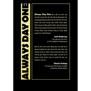 Sách Always Day One - Công Thức Thành Công Của Amazon, Facebook, Google, Microsoft