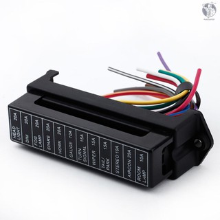 Hộp cầu chì mc 12 cổng dc32v ato 2-input cho xe hơi