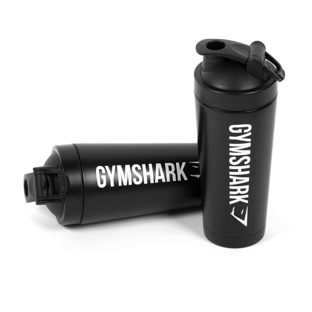 Bình nước thể thao Shaker GymShark Inox giữ nhiệt