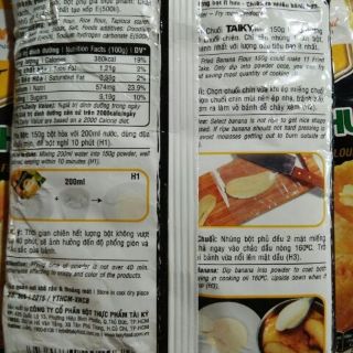 Bột chiên chuối taiky 150g