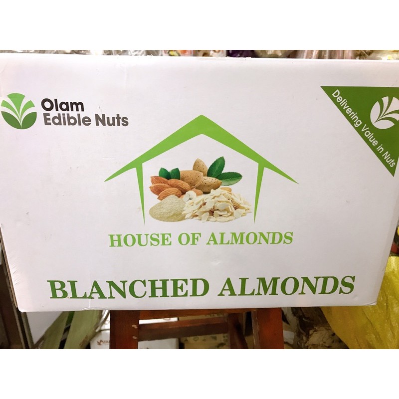 500g/1Kg HẠNH NHÂN CẮT LÁT TƯƠI - HẠNH NHÂN LÁT OLAM MỸ