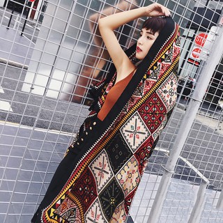 Khăn quàng cổ thổ cẩm boho họa tiết kc304 - ilita