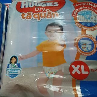 Tã Quần Huggies Dry Super Jumbo Size XL 62 miếng