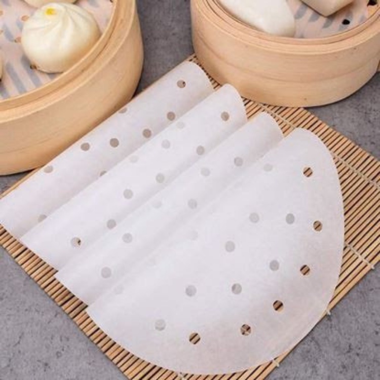 Giấy nến đục lỗ Việt Nam Combo 2 Set 100 tờ size 22 cm dùng cho nồi chiên không dầu, nướng và xửng hấp