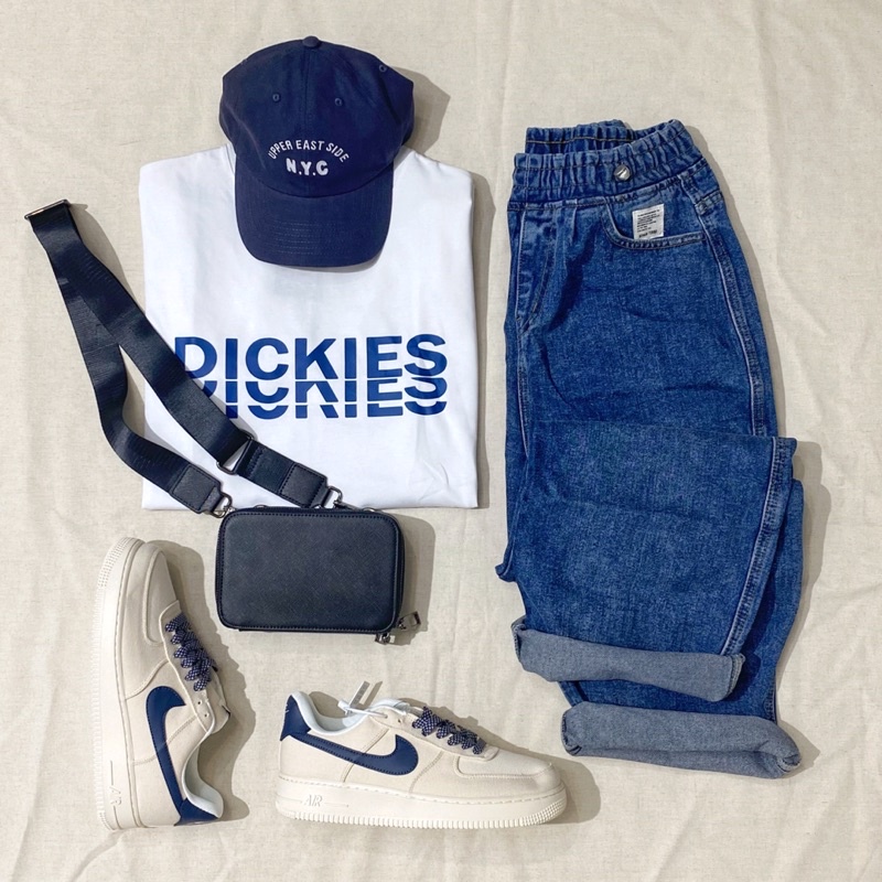 Áo Phông Nam Unisex D09 Dickie Trắng RHODISHOP