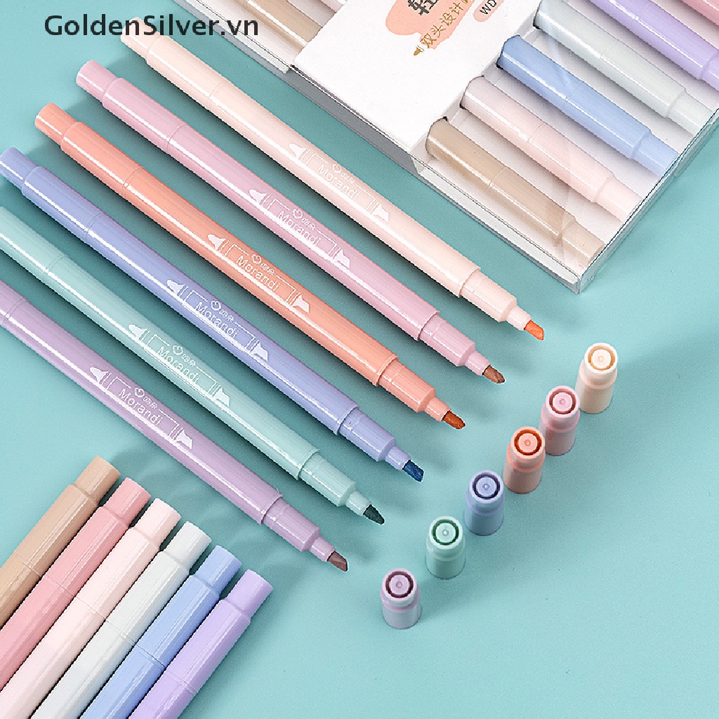Set 6 Bút Đánh Dấu Hai Đầu Màu Sắc Ngọt Ngào
