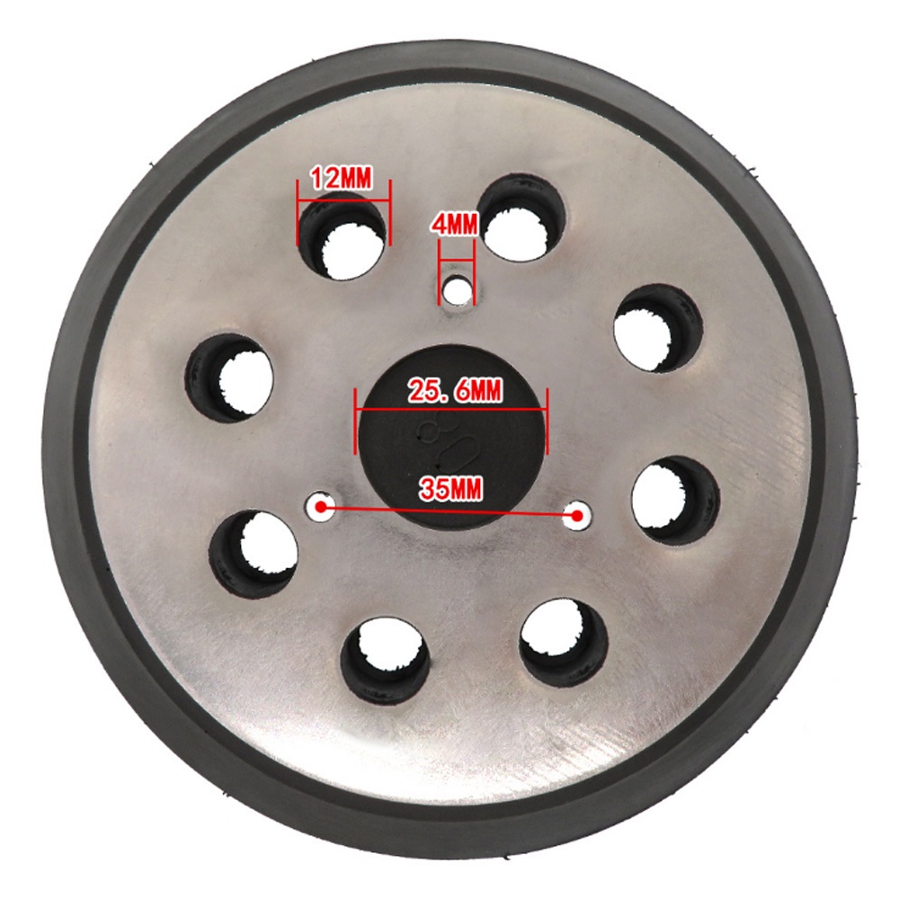 Đĩa Mài Đánh Bóng 5 Inch 125MM 8 Lỗ 3 Bu Lông Chuyên Dụng Cho Máy Mài Makita Orbital Sander/ DEWALT