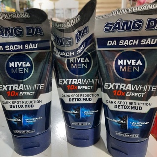 sữa rửa mặt nivea nam sáng da 100g